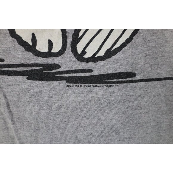 Vintage 90s Peanuts Charlie Brown Mens Medium All Over Print Christmas T-Shirt - Picture 5 of 16
